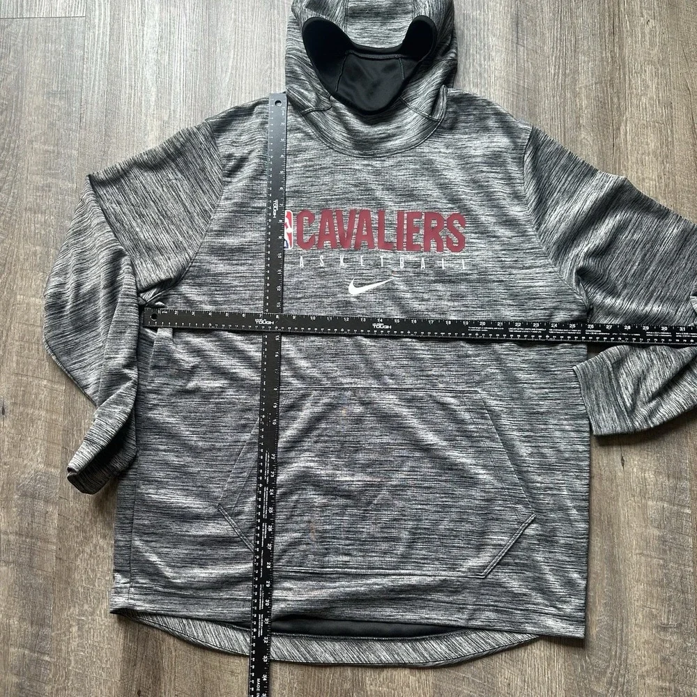 Men's Size XXL Nike Cleveland Cavaliers Showtime Hoodie Gray PLAYER ISSUED